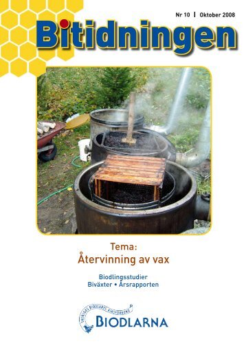 Bitidningen 2008 10 - Sveriges Biodlares Riksförbund