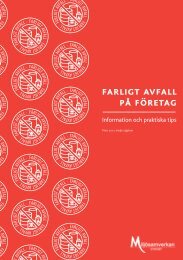 farligt avfall på företag - Miljösamverkan Sydost