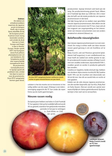 In dit nummer: - The European Fruit Magazine