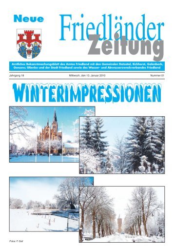 Zeitung - Stadt Friedland