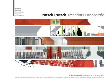 rutsch+rutsch architektur+szenografie