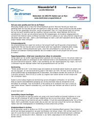 Nieuwsbrief 8 7 december 2012