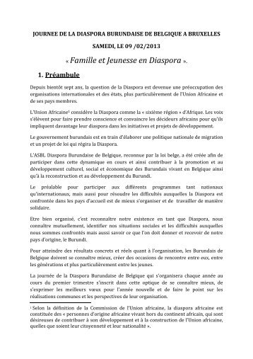 9 Free Magazines From Burundi News Fr Journée De La Diaspora Des Burundais En Belgique Burundi News