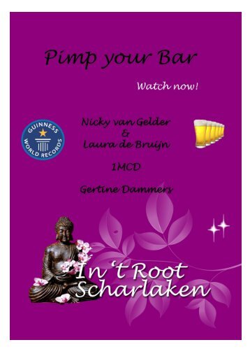 Communicatie project 'Pimp Your Bar' - Get a Free Blog