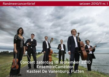 Concertbrief nr. 1-2010-2011 - Randmeerconcerten