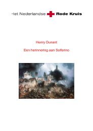 'Een herinnering aamn Solferino' (pdf) - Het Nederlandse Rode Kruis