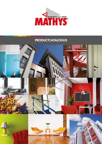 PRODUCTCATALOGUS - Martin Mathys s.a.