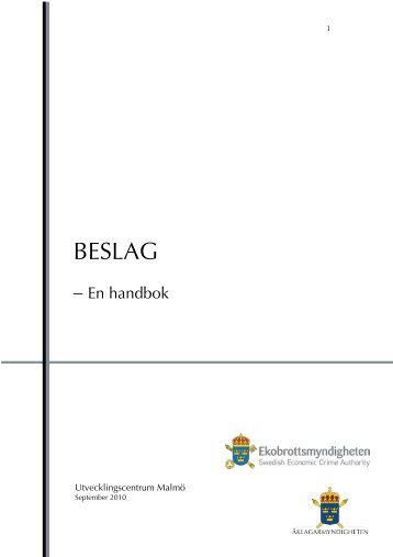 BESLAG - Åklagarmyndigheten