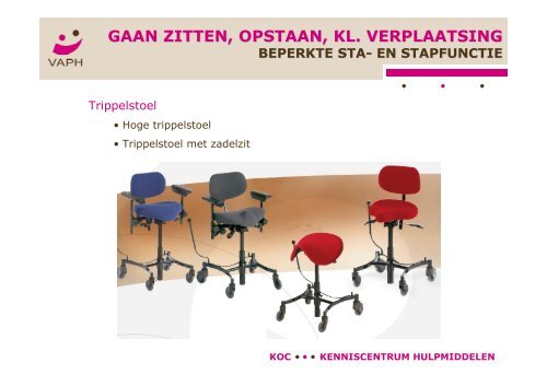 Aangepaste stoelen op de werkvloer, VDAB, 31 januari 2011 - Koc