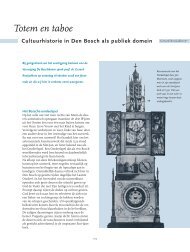 Totem en taboe. Cultuurhistorie in Den Bosch als ... - Bossche Bladen