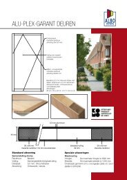 Alu-plex-gArAnt deuren - Albo Deuren