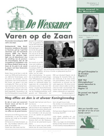 Varen op de Zaan - Westzaan.info