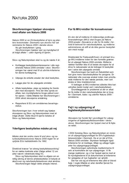 Årsberetning 2004/2005 - Dansk Skovforening