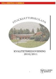 KVALITETSREDOVISNING 2010/2011 - Vretstorp - Vretstorp