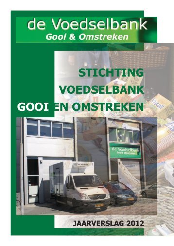 Jaarverslag 2012 Stichting Voedselbank Gooi en Omstreken