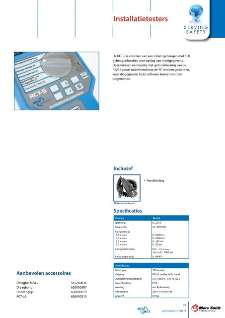 Brochure test- en meetapparatuur II(PDF : 5.63 MB) - Mors Smitt