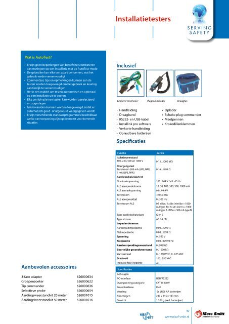 Brochure test- en meetapparatuur II(PDF : 5.63 MB) - Mors Smitt