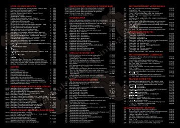 Download hier de Chinese afhaallijst (pdf) - Restaurant Far East