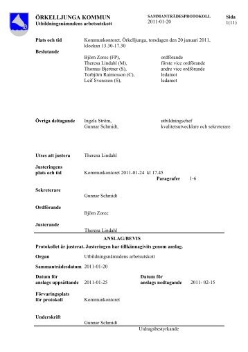 01-20 - Örkelljunga kommun