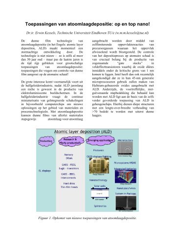 Toepassingen van atoomlaagdepositie - Technische Universiteit ...