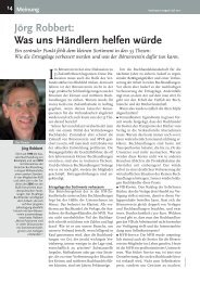 Jörg Robbert: Was uns Händlern helfen würde Ein ... - Buchreport