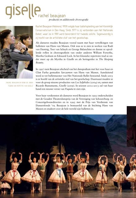 Programmaboek Giselle (PDF, 2.5 Mb) - Het Nationale Ballet