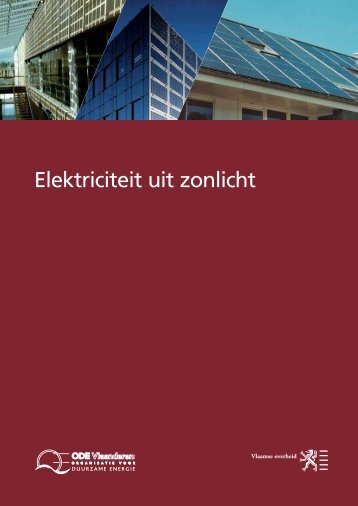 Elektriciteit uit zonlicht - Bespaar Energie