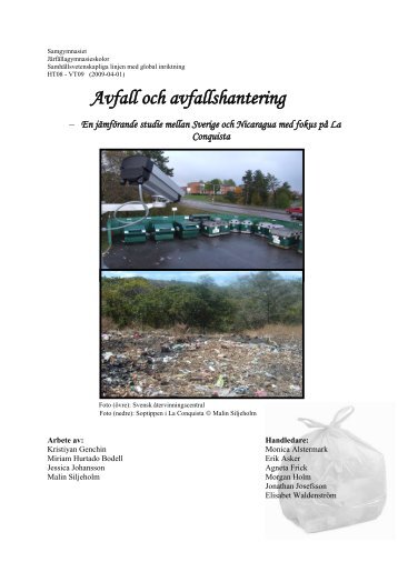 Avfall och avfallshantering - Svenska FN-förbundet