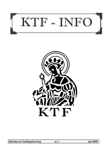 KTF-Info nr. 1 - juni - Københavns Tandlægeforening