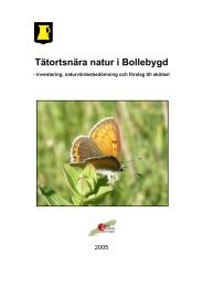 2005. Tätortsnära natur i Bollebygd - inventering ... - Biodivers