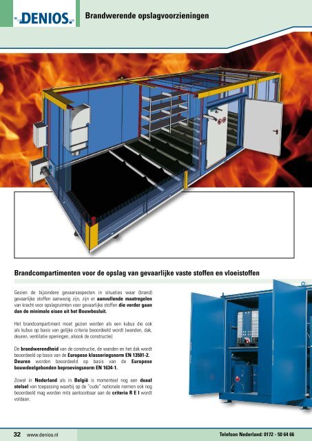 DENIOS Catalogus Brandwerende opslagvoorzieningen