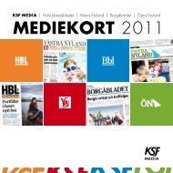 MEDIEKORT 2 011 - Hufvudstadsbladet