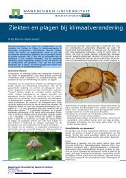 Poster Ziekten en plagen bij klimaatverandering - Biodiversiteit in ...