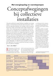 Conceptafwegingen bij collectieve installaties - DWA