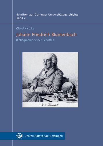 Johann Friedrich Blumenbach - Akademie der Wissenschaften zu ...