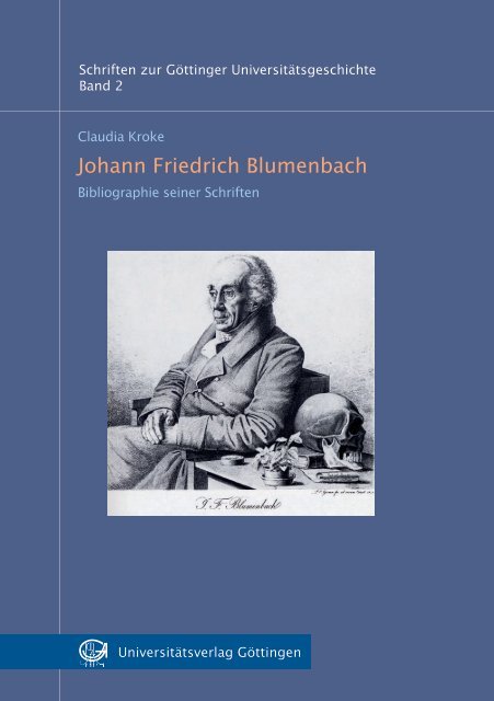 Johann Friedrich Blumenbach - Akademie der Wissenschaften zu ...
