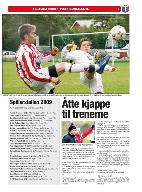 til-avisa 2009 • tverrelvdalen il