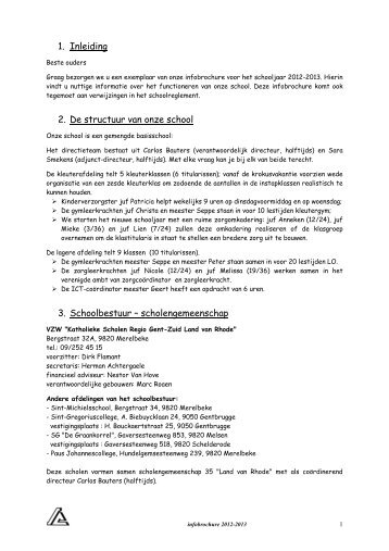 infobrochure schooljaar 2012-2013 - Sint-Elooischool