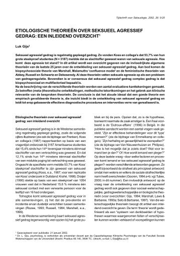 Volledige tekst, als PDF-bestand - Tijdschrift voor Seksuologie