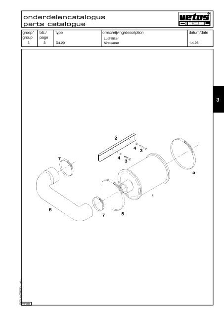 Parts catalogue Marine Diesel Engines - VETUS.com