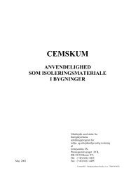 CEMSKUM - Alternativ isolering