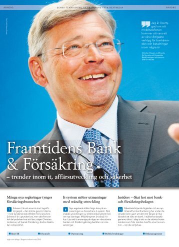 Framtidens Bank & Försäkring - Svensk Försäkring