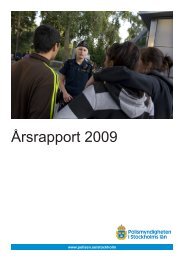 Årsrapport 2009 - Polisen