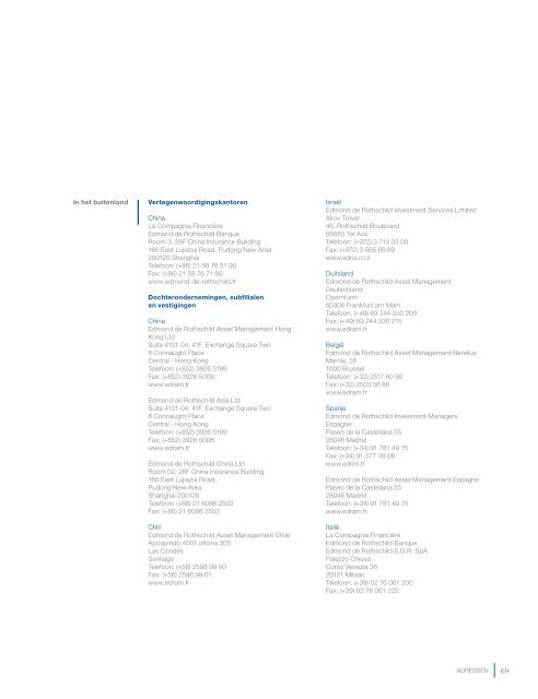 Jaarrekening - Banque Privée Edmond de Rothschild Europe