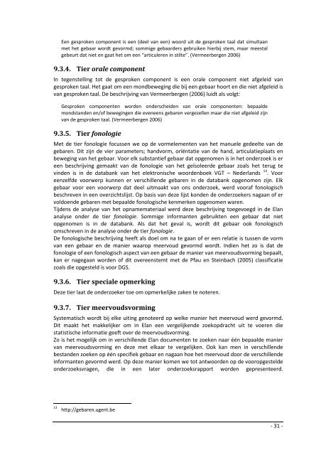 Plural formation in Flemish Sign Language - Methodology (in Dutch)