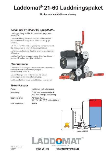 Laddomat® 21-60 Laddningspaket