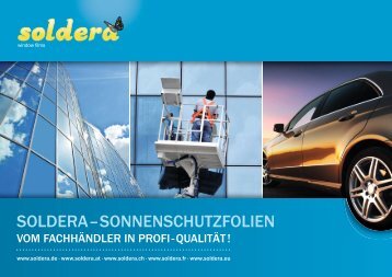 SOLDERA – SONNENSCHUTZFOLIEN