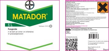 etiket Matador 153 KB - Bayer CropScience