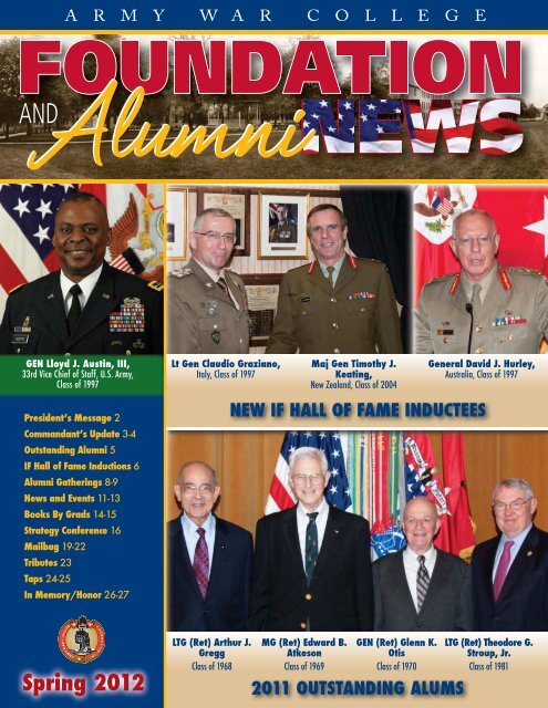 Spring 2012 Magazine Alumni Edition - may take a - Usawc.org