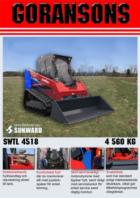 SWTL 4518 4 560 KG - Goransons